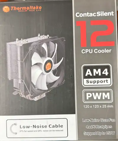 Thermaltake Contac Silent 12 CPU Cooler, View more