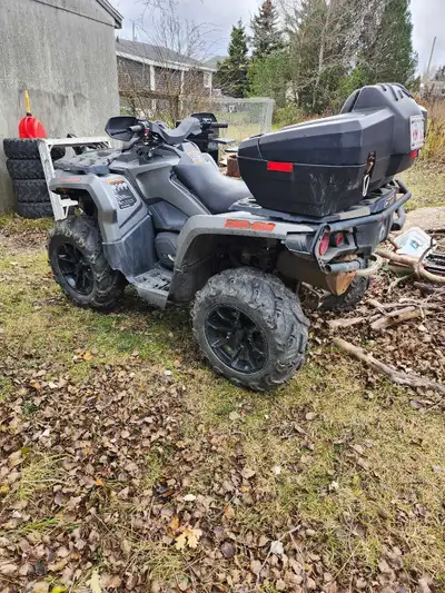 I'm selling my Can-Am Outlander 850 XT for a friend due to it sits more then being used, a versatile...
