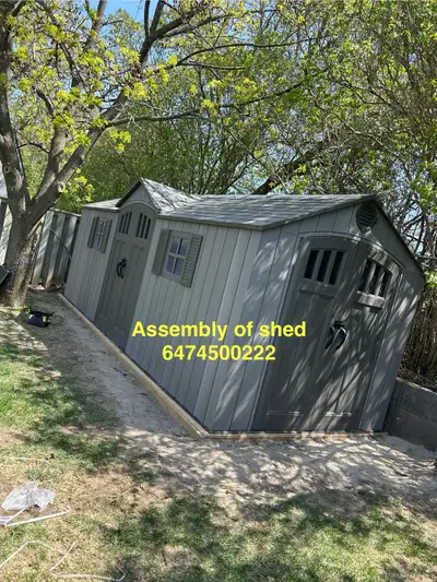 We can do Installation and assembly all kinds of gazebos and storage shed We provide our services in...