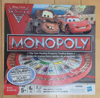 Monopoly Kids Cars 2