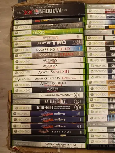 Xbox 360 Video Games - List of games & prices are in the ad, View more