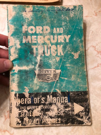 1964 Ford Mercury Truck Operators Manual. Halliburton Oil Co