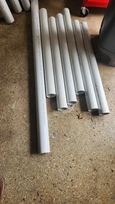 Aprox 12 pipes at 5 feet long and 3" diameter and aprox 7 pipes at 39". Price is flexible. Preferabl...