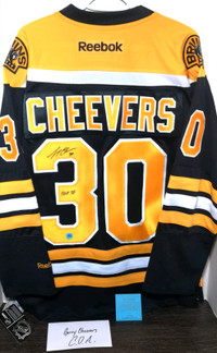 Gerry Cheevers autographed