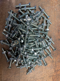 1-3/4”X6mm bolts with nuts 2 (4) pieces for $1. 