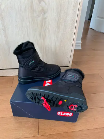 Bottes hiver femme OLANG, gr. 39 avec crampons, View more