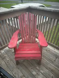 Adirondack deck chairs