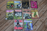 Lot of 10 High Times Magazines
