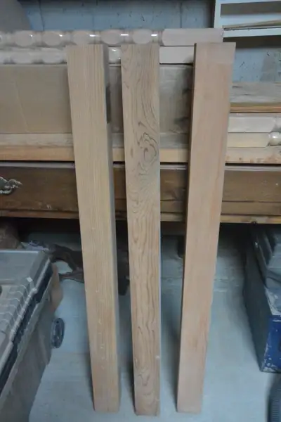 cedar lumber and wood spindles, View more