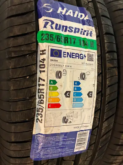 4 brand new Haida Runspirit 235/65/17 all-season tires. The tires were never used, or installed on w...