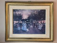 Framed Photo 35x29" (Meeting at the Fountain - Christa Kieffer)