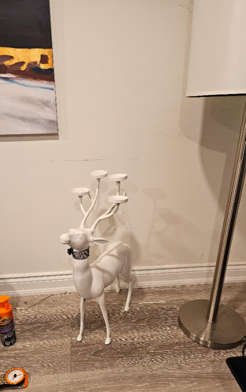 Decorative Floor Reindeer Candle Holder in Home Décor & Accents in Markham / York Region - Image 3