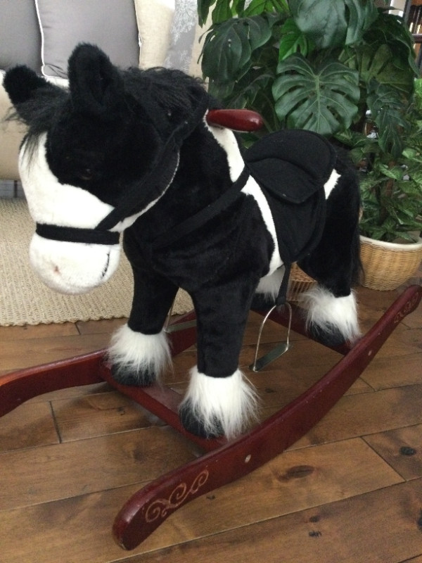 Plush Ride On Rocking Horse in Toys & Games in Penticton - Image 4