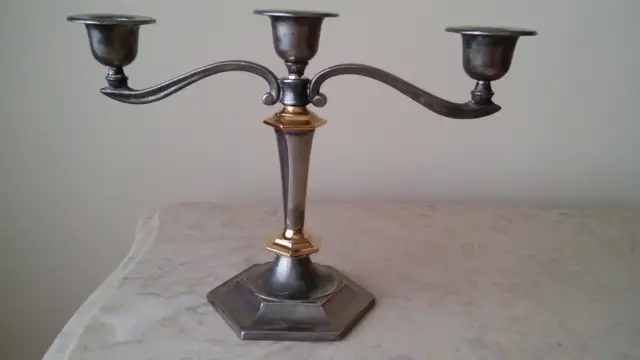 Antique bronze candelabra. in Arts & Collectibles in City of Toronto - Image 2