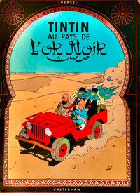 Vintage 1968 Collection Album Tintin Tintin au pays de l'or noir