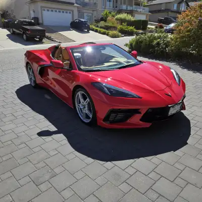 For Sale 2025 Corvette Convertible The only kilometers on the car is driving it home from the dealer...