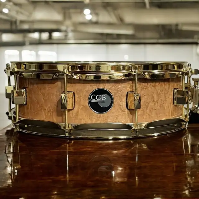 CGB Drums 4.5 x14 Solid Birdseye Maple shell Snare Drum