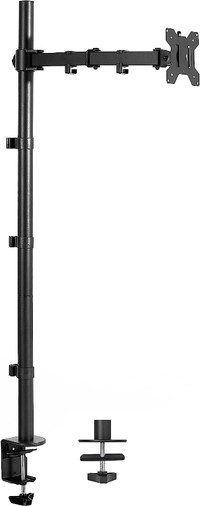 VIVO: Extra Tall Single Monitor Desk Mount Stand with 39" Pole