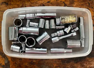 29 various sockets and extensions, View more