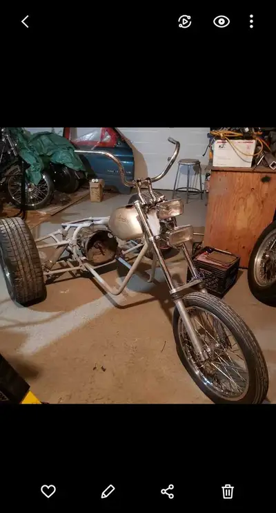 This is a project, needs work but a good start,what you see is what I have for it,trike is in Calgar...