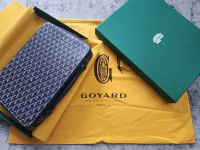 Goyard Universal Companion Portfolio Canvas Briefcase (Compagnon Universel A4) Authentic, BRAND NEW...
