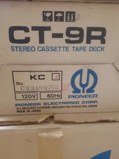 Pioneer CT 9R cassette player , View more