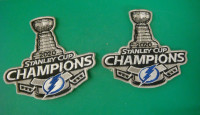 2 Patches Stanley Cup Champions 2020 Tampa Bay Lightning