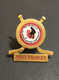 Loblaws Cup Ontario Bantam Championship Fort Frances pin