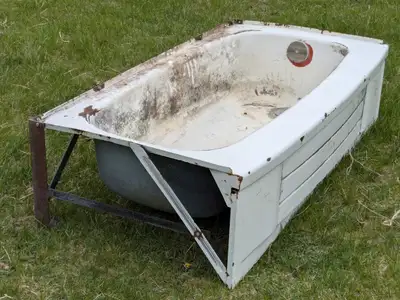 old bathtub  for stock water, View more
