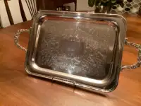 Lovely silver plated tray