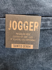 2 pair of MENS JOGGED PANTS/JEANS
