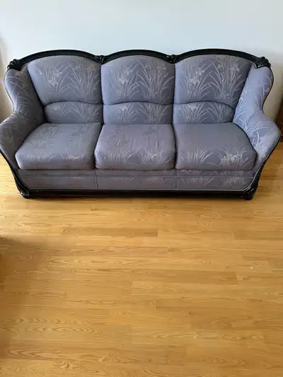  Vintage Italian Floral Damask Set – Sofa, Loveseat & Armc, View more