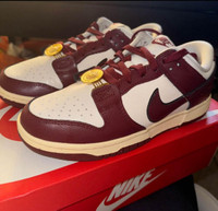 Nike Dunk Low Sail - Team Red 