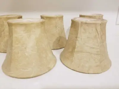 5 fabric chandelier shades, View more