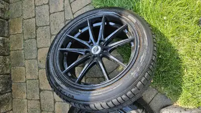 Selling a set of 4 Michelin Summer Tires R18 235/45 WITH rims: Konia OS88514455 - Oversteer Series -...