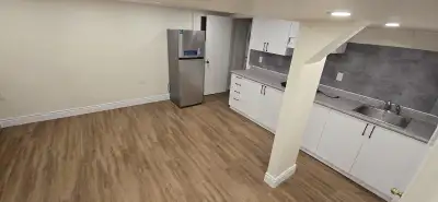 Brand new renovated beautiful one-bedroom + 3 piece bathroom basement for rent in the highly desirab...