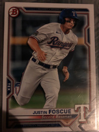  Justin Foscue Texas Rangers