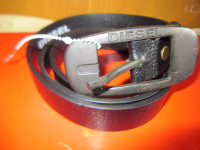 Diesel  Leather Belt And Buckle New Made In Italy Various