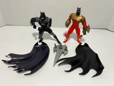 Vintage Legends Of Batman Action Figure Accessory & Cape Lot, View more