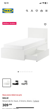 Lit simple IKEA