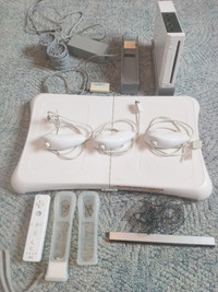 Nintendo Wii with controller and accessories
