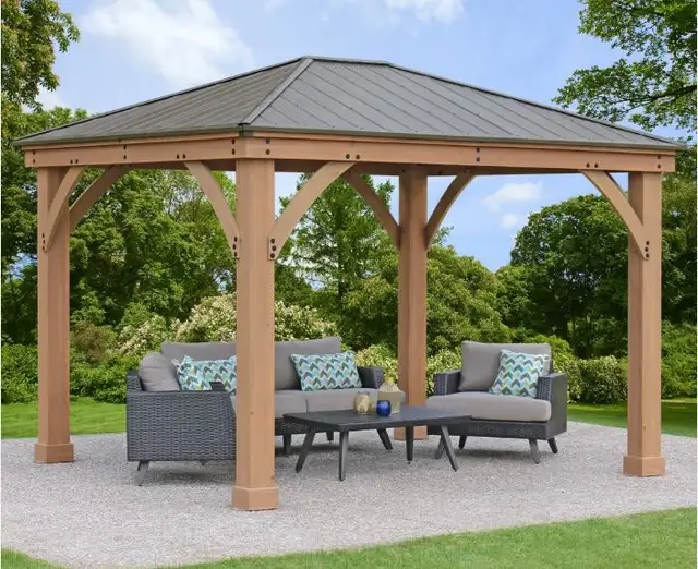 Yardistry Hard Top Gazebo - NEW - Scratch & Dent in Patio & Garden Furniture in Norfolk County - Image 2