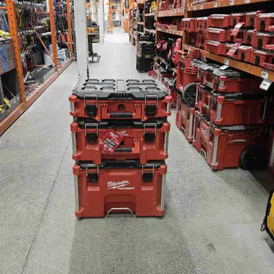 Milwaukee packout toolbox storage, View more