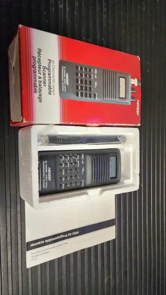 Netset PRO-44 50-Channel Programmable Radio Scanner