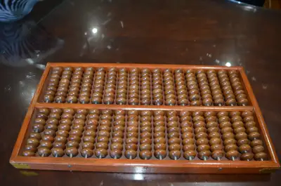 VINTAGE WOOD BEADDUAL  FOOT MASSAGER?, View more