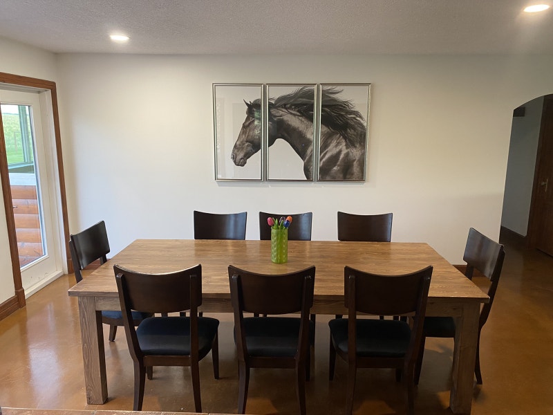 New Handmade Spruce Modern Farm House Style Tables And Benches Dining Tables & Sets Calgary