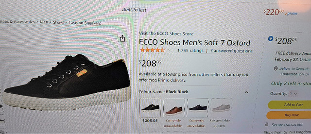 Ecco shoes.Size 13-13.5 in Men's Shoes in Edmonton - Image 3