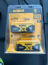 New Dewalt batteries 