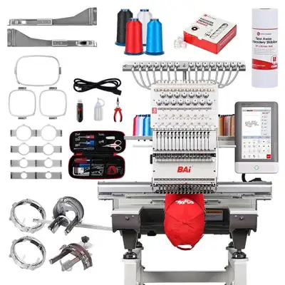 commercial embroidery machine, View more