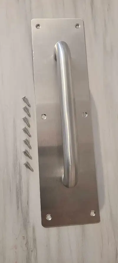 Poignée de porte en aluminium satiné, View more